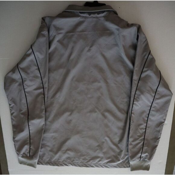 Nike 274009-082 Men's Sz XL Gray Sportswear Full Zip Windbreaker Track Jacket - Picture 10 of 10